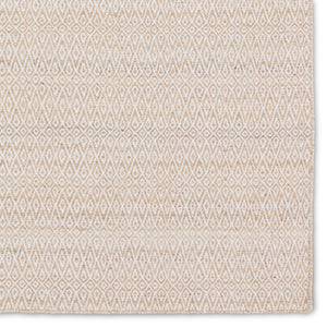 Jaipur Living Almas Imogen Als03 Handwoven Handmade 100% Pet Yarn Geometric Trellis Outdoor Rug Tan 100% Pet Yarn Rug160123