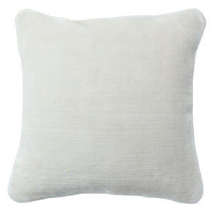 Jaipur Living Jaipur Living Illumine Hand-loomed Viscose Throw Pillow with Linen Back Glam Accent Ivory 24 inches Down PLW103955