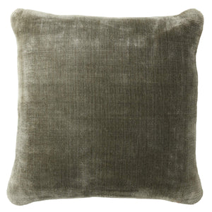 Jaipur Living Jaipur Living Illumine Hand-loomed Viscose Throw Pillow with Linen Back Glam Accent Taupe 20 inches Down PLW104027