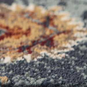 Amer Rugs Allure Classic Bordered Power-loom Area Rug, Vivid Design For High-traffic Comfort And Style Teal Blue Polypropylene Alu105176