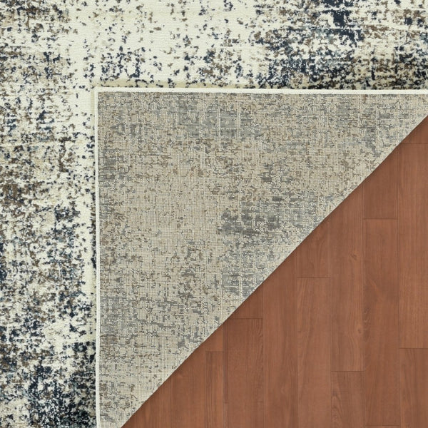 Amer Rugs Allure Contemporary Power-loom Area Rug - Durable, Stylish Design For High-traffic Spaces Gray Blue Polypropylene Alu125176