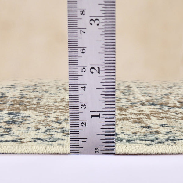 Amer Rugs Allure Contemporary Power-loom Area Rug - Durable, Stylish Design For High-traffic Spaces Gray Blue Polypropylene Alu125176