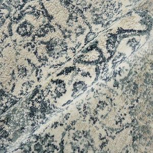 Amer Rugs Allure Classic Medallion Area Rug - Stylish Power-loomed Design For High-traffic Spaces And Comfort Ivory,Blue Polypropylene Alu60203