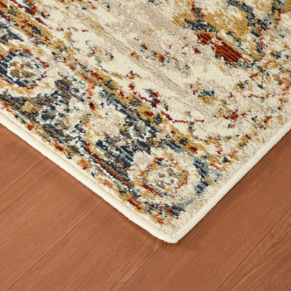 Amer Rugs Allure Classic Medallion Area Rug - Stylish Power-loomed Design For High-traffic Spaces And Comfort Gold,Beige Polypropylene Alu70203