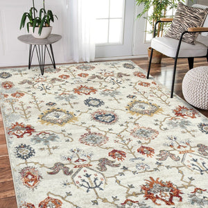 Amer Rugs Allure Classic Bordered Power-loom Area Rug, Vivid Design For High-traffic Comfort And Style Beige Polypropylene Alu85176
