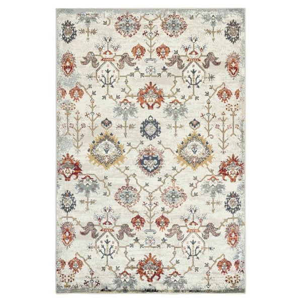 Amer Rugs Allure Classic Bordered Power-loom Area Rug, Vivid Design For High-traffic Comfort And Style Beige Polypropylene Alu85176