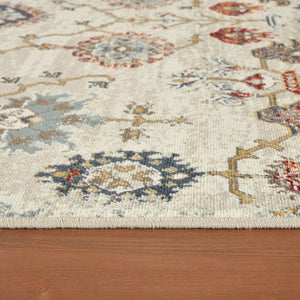 Amer Rugs Allure Classic Bordered Power-loom Area Rug, Vivid Design For High-traffic Comfort And Style Beige Polypropylene Alu85176