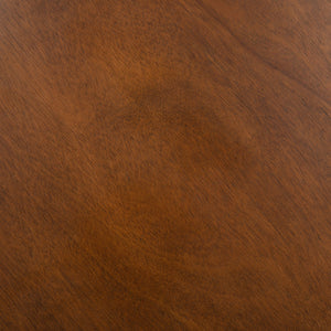 Lailah Round Coffee Table With Solid Bayur Wood Frame And Mdf Okume Top — Timeless, Sturdy Centerpiece