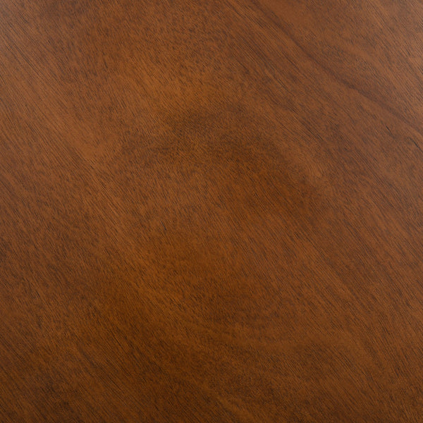 Lailah Round Coffee Table With Solid Bayur Wood Frame And Mdf Okume Top — Timeless, Sturdy Centerpiece