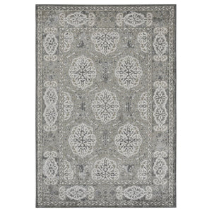 Amer Rugs Alexandria Classic Bordered Power-loom Rug - Durable Comfort In Contemporary Farmhouse Design Walnut Polypropylene Alx115176
