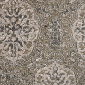 Amer Rugs Alexandria Classic Bordered Power-loom Rug - Durable Comfort In Contemporary Farmhouse Design Walnut Polypropylene Alx110206