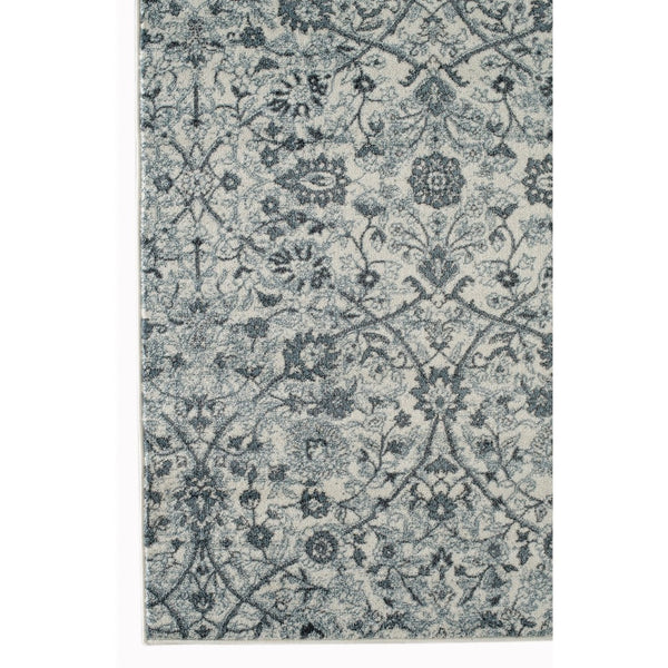 Amer Rugs Alexandria Classic Floral Power-loom Area Rug - Elevate Your Home With Timeless Style And Comfort Light Blue Polypropylene Alx240406