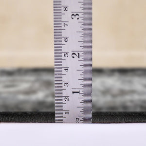 Amer Rugs Alexandria Classic Bordered Power-loom Rug - Durable Comfort In Contemporary Farmhouse Design Black,Ivory Polypropylene Alx440406