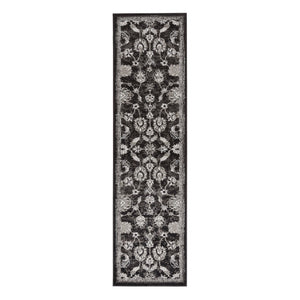 Amer Rugs Alexandria Classic Bordered Power-loom Rug - Durable Comfort In Contemporary Farmhouse Design Black,Ivory Polypropylene Alx4426103