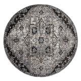 Alexandria Chaves ALX-49 Power-Loomed Machine Made Polypropylene Transitional Medallion Rug
