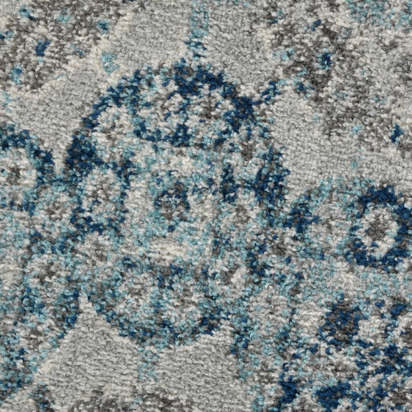 Amer Rugs Alexandria Classic Bordered Power-loom Rug - Durable Comfort In Contemporary Farmhouse Design Gray,Sea Blue Polypropylene Alx830203