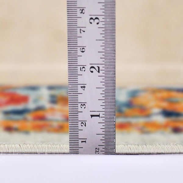 Amer Rugs Alexandria Classic Bordered Power-loom Rug - Durable Comfort In Contemporary Farmhouse Design Ivory,Gold Polypropylene Alx8426103