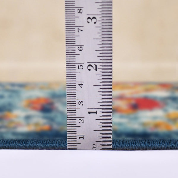 Amer Rugs Alexandria Classic Bordered Power-loom Rug - Durable Comfort In Contemporary Farmhouse Design Navy Polypropylene Alx855176