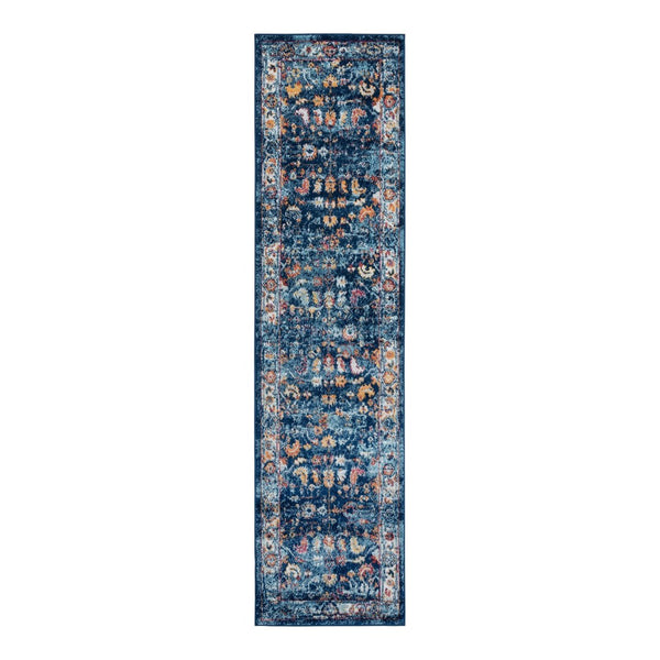 Amer Rugs Alexandria Classic Bordered Power-loom Rug - Durable Comfort In Contemporary Farmhouse Design Navy Polypropylene Alx8526103