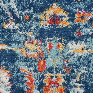 Amer Rugs Alexandria Classic Bordered Power-loom Rug - Durable Comfort In Contemporary Farmhouse Design Navy Polypropylene Alx855176