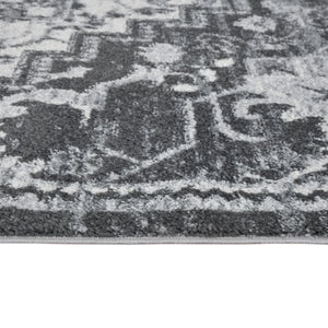 Alexandria Medallion Power Loomed Polypropylene Rug Transitional Style for Living Rooms Hallways