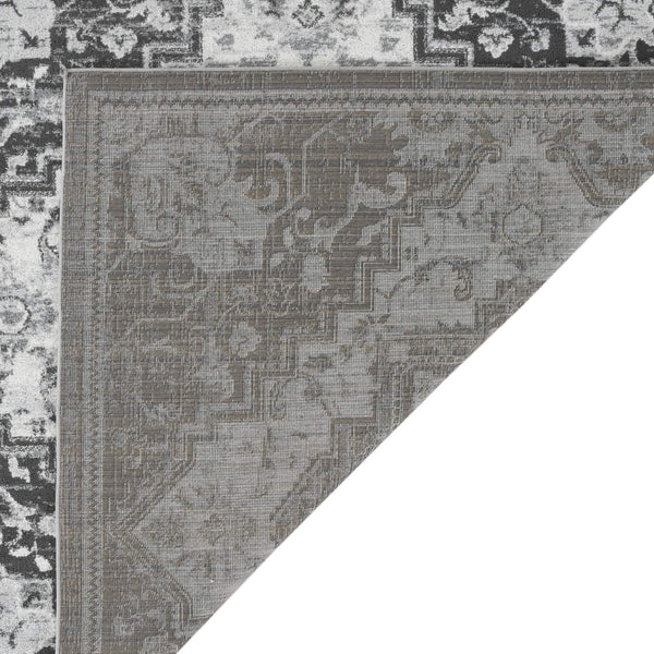 AMER Rugs Alexandria Medallion Power Loomed Polypropylene Rug Transitional Style for Living Rooms Hallways 2'6" X 10'3" ALX8826103