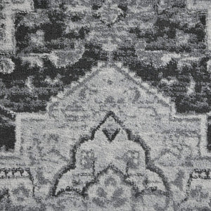 Alexandria Medallion Transitional Polypropylene Rug for Living Rooms and High Traffic Areas