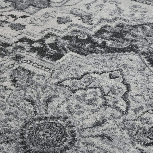 Alexandria Medallion Transitional Polypropylene Rug for Living Rooms and High Traffic Areas