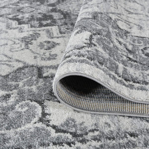 Alexandria Medallion Transitional Polypropylene Rug for Living Rooms and High Traffic Areas