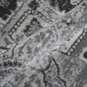 Alexandria Medallion Transitional Polypropylene Rug for Living Rooms and High Traffic Areas