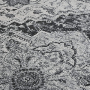 Alexandria Medallion Transitional Polypropylene Rug for Living Rooms and High Traffic Areas