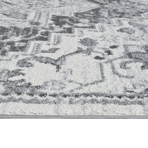 Alexandria Medallion Transitional Polypropylene Rug for Living Rooms and High Traffic Areas
