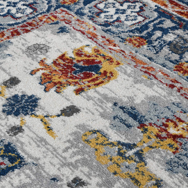 Alexandria Floral Oriental Polypropylene Rug for Living Room Hallway or Dining Spaces