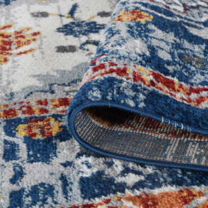Alexandria Floral Oriental Polypropylene Rug for Living Room Hallway or Dining Spaces
