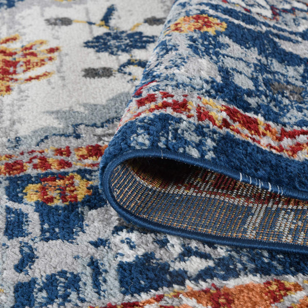 Alexandria Floral Oriental Polypropylene Rug for Living Room Hallway or Dining Spaces
