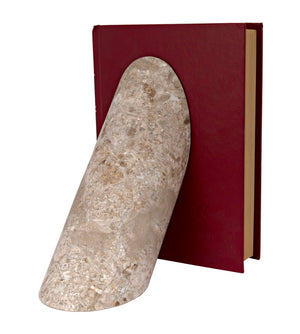 Noir Architectural Bookends - Elegant Solid Marble Design for Stylish Home Decor & Book Organization AM-145WM