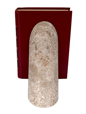 Noir Architectural Bookends - Elegant Solid Marble Design for Stylish Home Decor & Book Organization AM-145WM