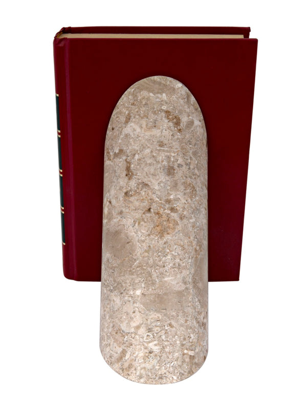 Noir Architectural Bookends - Elegant Solid Marble Design for Stylish Home Decor & Book Organization AM-145WM