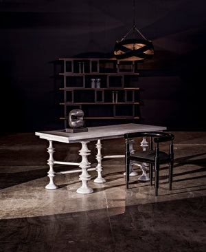 Noir Juno Sculpture - Stunning Solid Marble Art Piece with Organic Curves for Contemporary Home Decor AM-240BM