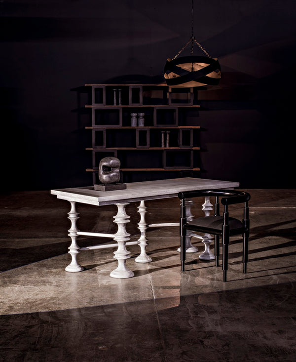 Noir Juno Sculpture - Stunning Solid Marble Art Piece with Organic Curves for Contemporary Home Decor AM-240BM