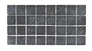 Noir Berlin Black Marble Box Set of 2 - Elegant Catch-Alls with Hand-Etched Design for Organizing Style AM-265BM2