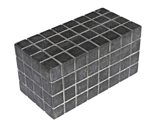 Noir Berlin Black Marble Box Set of 2 - Elegant Catch-Alls with Hand-Etched Design for Organizing Style AM-265BM2