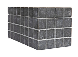 Noir Berlin Black Marble Box Set of 2 - Elegant Catch-Alls with Hand-Etched Design for Organizing Style AM-265BM2