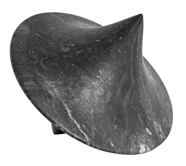 Noir Simone Sculptural Marble Objects, Set of 2 – Elegant Black Decor for Modern Interiors & Displays AM-269BM2