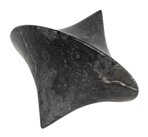 Noir Simone Sculptural Marble Objects, Set of 2 – Elegant Black Decor for Modern Interiors & Displays AM-269BM2