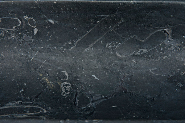 Noir Steve Marble Accent Tray - Artisan-Crafted Decorative Piece with Striking Veining for Home Decor AM-282BM