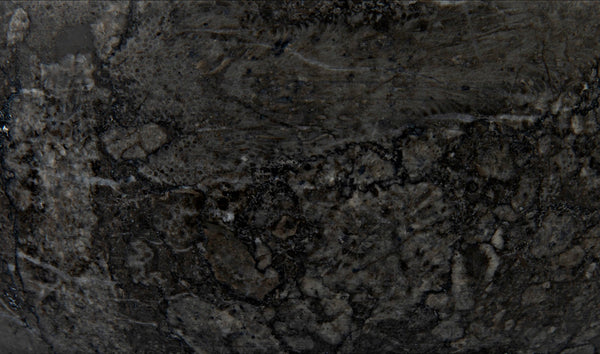 Noir Marshall Bowl – Artisan-Crafted Black Marble Centerpiece with Unique Veining for Stylish Decor AM-286BM