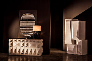 Noir Marshall Bowl – Artisan-Crafted Black Marble Centerpiece with Unique Veining for Stylish Decor AM-286BM