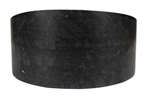 Noir Marshall Bowl – Artisan-Crafted Black Marble Centerpiece with Unique Veining for Stylish Decor AM-286BM