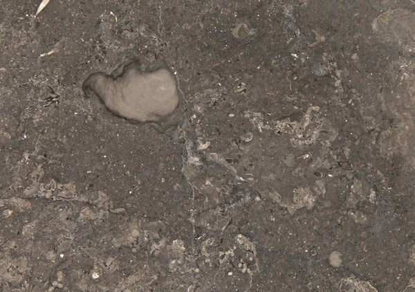 Noir Barnes Side Table - Sculptural Postmodern Marble Accent Table with Unique Veining & Design AM-313